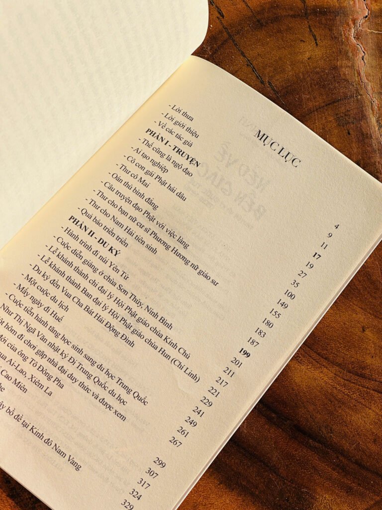 Mục lục sách Nẻo về Bến Giác truyện và ký Đuốc Tuệ 1935–1945