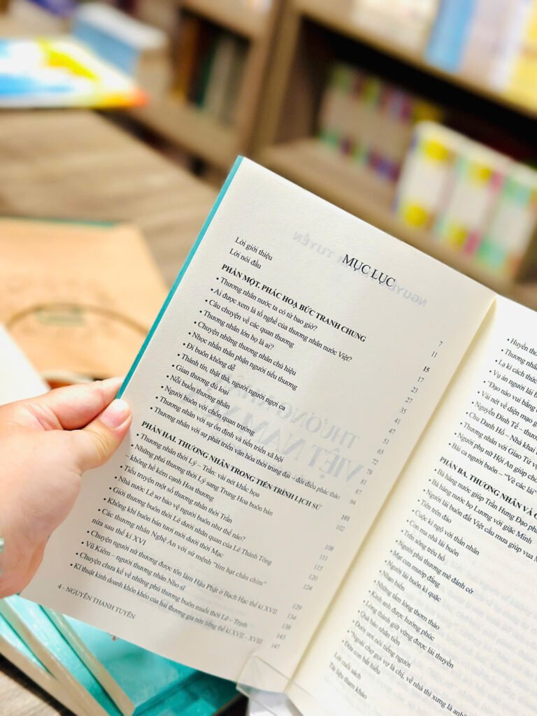 Mục lục của sách Thương Nhân Việt Nam Xưa